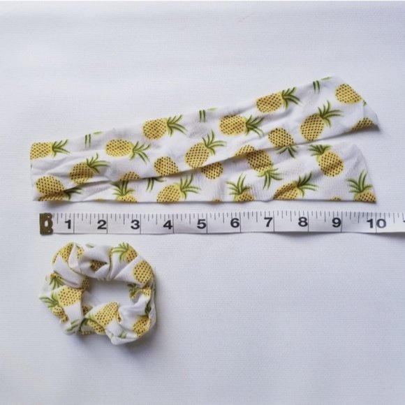 2 in 1 Scrunchie Bow Ribbon Scarf Hairbow - Picture 2 of 3